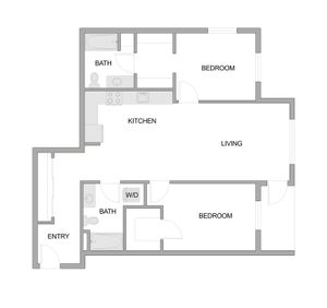 2X2 The Ridge Two Bedroom