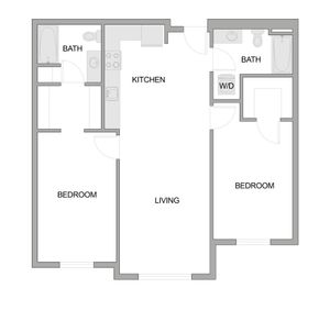 2X2 The Skyline Two Bedroom
