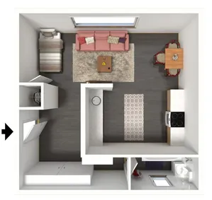 Citadel 29 - Studio Floorplan