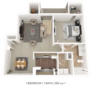 1x1 815 SQ FT