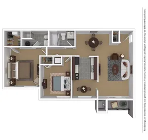 Willowdale 2BD 2Bath 991sqft
