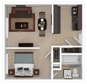 Lakeview 0BD 1Bath