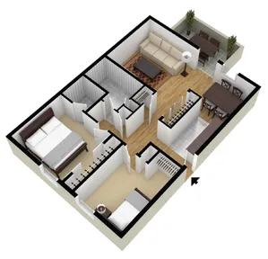 2x1.5 Levee Floorplan