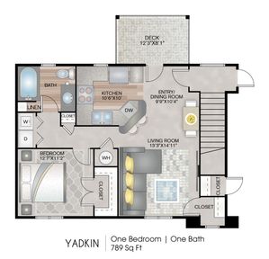Floorplan One Bedroom