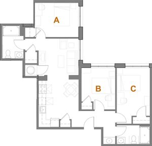 Building A - Units 1203, 1303, 1403, 1503, 1603