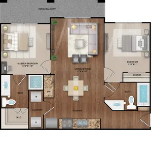2x2 Floor Plan