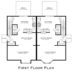 Dew Drop 3 Bed First Floor Plan