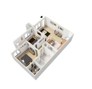 2 Bed, 1 Bath-Renovated