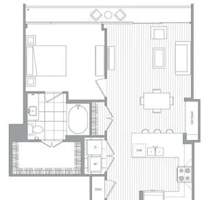 I / 1 Bedroom / 1 Bath