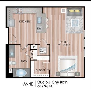 Studio Floorplan