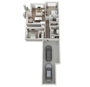 Floor Plan 2A | Seasons at Plainfield | Apartments in Plainfield, IL
