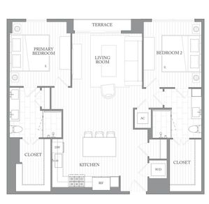 1Riva Row New Apartments | Luxury Apartments in Texas | 1Riva Row 2 bedroom apartments