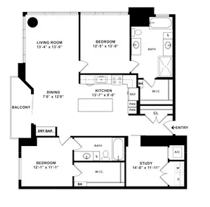 B11 | The McKinley at Memorial City | Memorial City Living Apartments