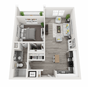 The Marbry, 1 Bed, 1 Bath