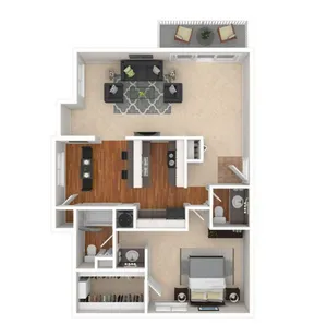 One bedroom One bath