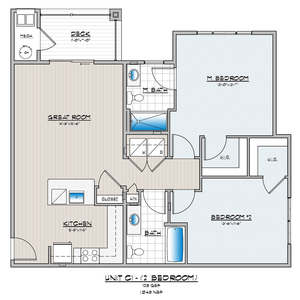 Rowen Place 2 Bedroom With 2 Bathroom