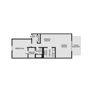 One Bedroom Layout