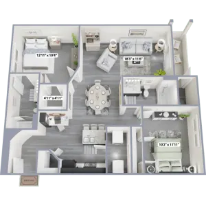 Two Bedroom Corner