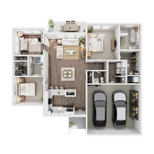 BOC Larkspur 3D Floorplan