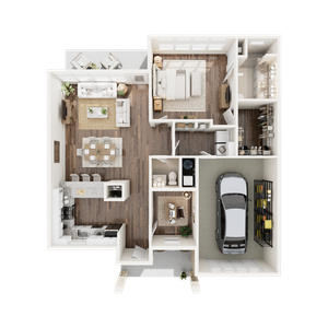 HC Laurel 3D Floorplan
