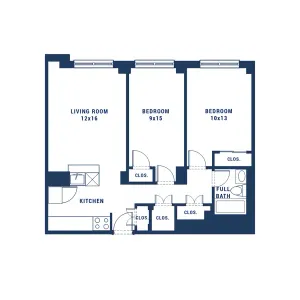 2BR Open Concept
