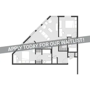 B2 - 2 x 2 Floor Plan