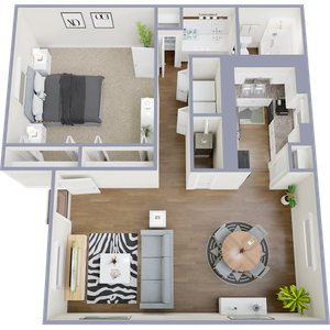 1x1 770 sq ft