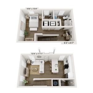 Trevor B Townhome | Floor Plan