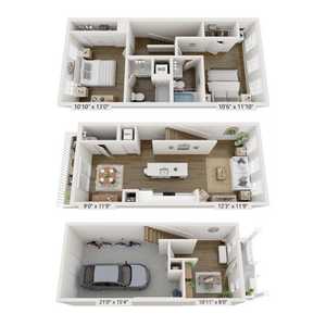 Woodbury Townhome Floor Plan