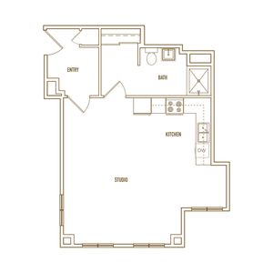 Studio floor plan