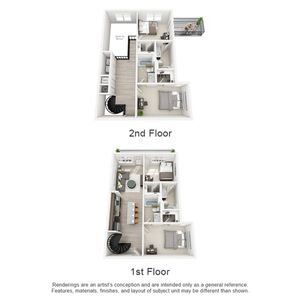 Floor Plan 2 | texas state university housing | Vie Lofts at San Marcos