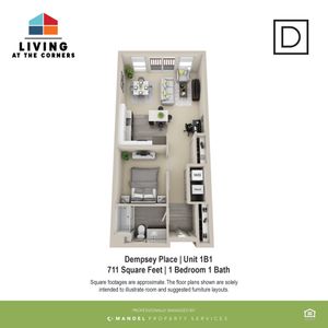 1BR/1BA