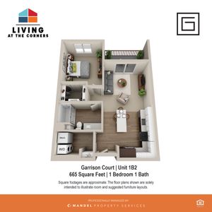 1BR/1BA