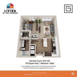 1BR/1BA