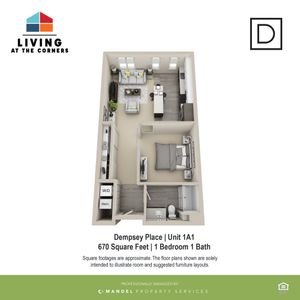 1BR/1BA