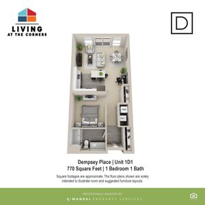 1BR/1BA