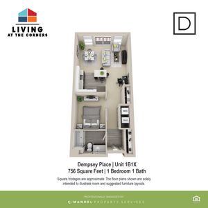 1BR/1BA