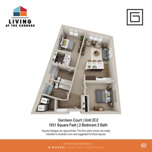 2BR/2BA