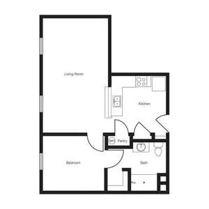 The Marilyn: 1 Bed - 1 Bath