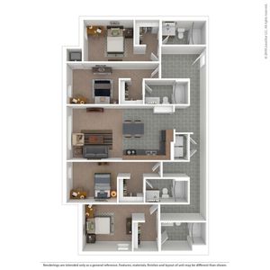 Cloud on Fifth - Spacious Floorplan