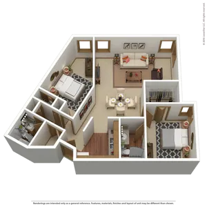 B8r | 2 bed 2 bath | from 1,177 sq. ft.