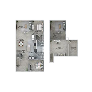 2x2 TH (1694 SF)