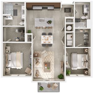 Olive | 2x2 | 1192 sf