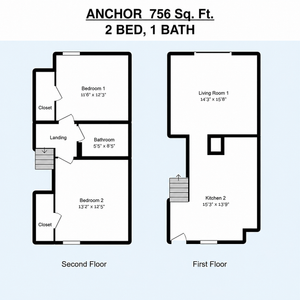 Anchor 2BR/1BA