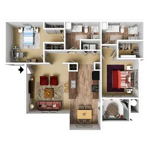 Two Bedroom Furnished