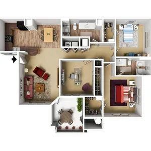 Three Bedroom Furnished