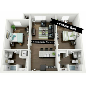 Female Bed