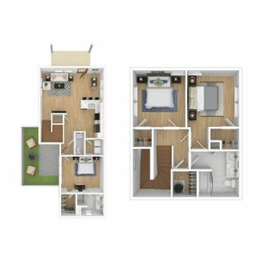 3 BR Townhouse Twin