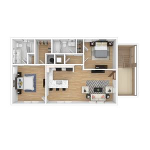 2BR Carriage House