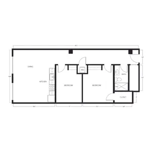 Wyoming Two Bedroom West Bottom Flats